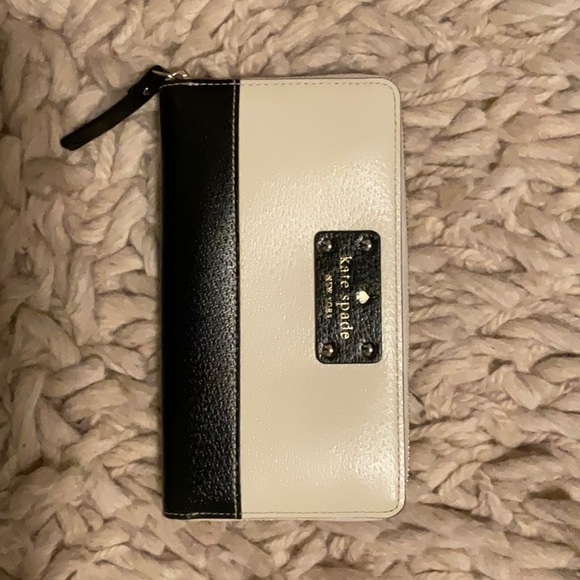 Kate Spade Cara Wallet - Berkeley Lane porc/blck (141) - Picture 1 of 4